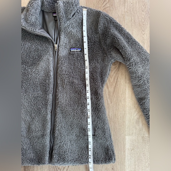 Patagonia Sherpa Full Zip Jacket Women’s Medium Grey Fur Y2K preppy lightweight - Picture 4 of 10
